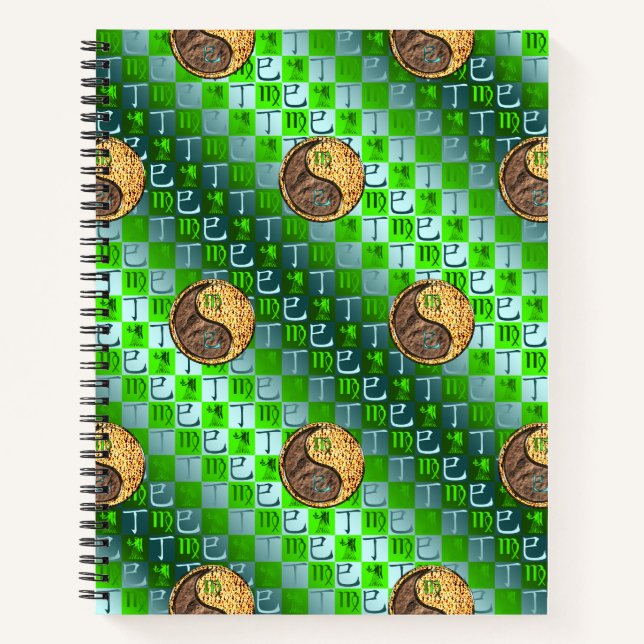 Cuaderno Virgo & Serpiente de Fuego (Anverso)