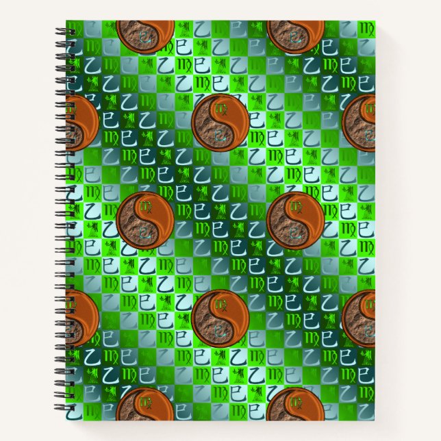 Cuaderno Virgo & Serpiente de Madera (Anverso)