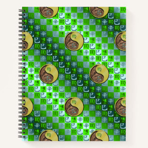 Cuaderno Virgo & Serpiente de Metal