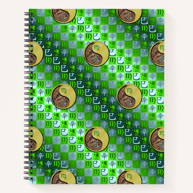 Cuaderno Virgo & Serpiente de Metal (Anverso)