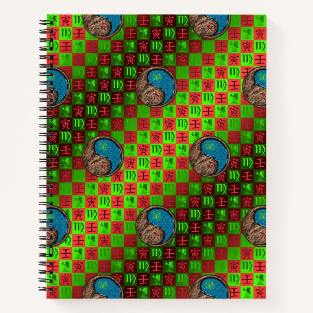 Cuaderno Virgo & Tigre de Agua (Anverso)