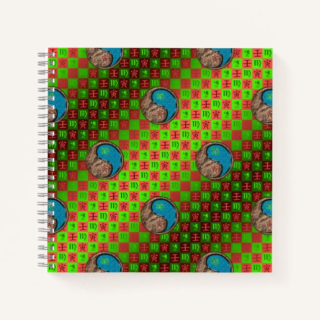 Cuaderno Virgo & Tigre de Agua (Anverso)