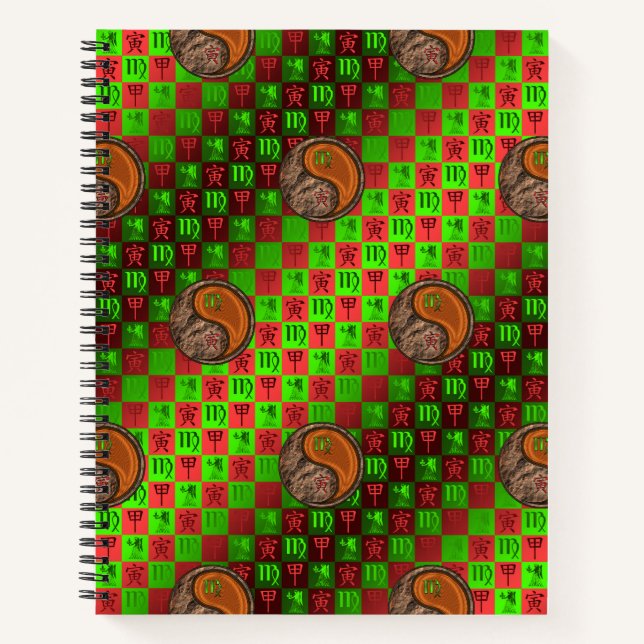 Cuaderno Virgo & Tigre de Madera (Anverso)