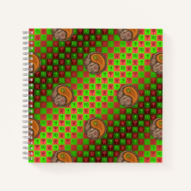 Cuaderno Virgo & Tigre de Madera (Anverso)