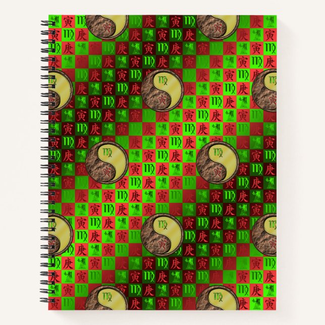 Cuaderno Virgo & Tigre de Metal (Anverso)