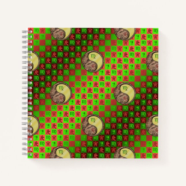 Cuaderno Virgo & Tigre de Metal (Anverso)