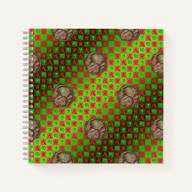 Cuaderno Virgo & Tigre de Tierra (Anverso)