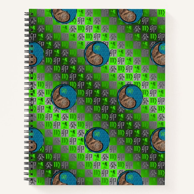 Cuaderno Virgo y Conejo de Agua (Anverso)