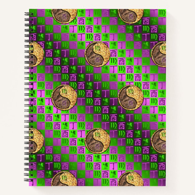 Cuaderno Virgo y Gallo de Fuego (Anverso)