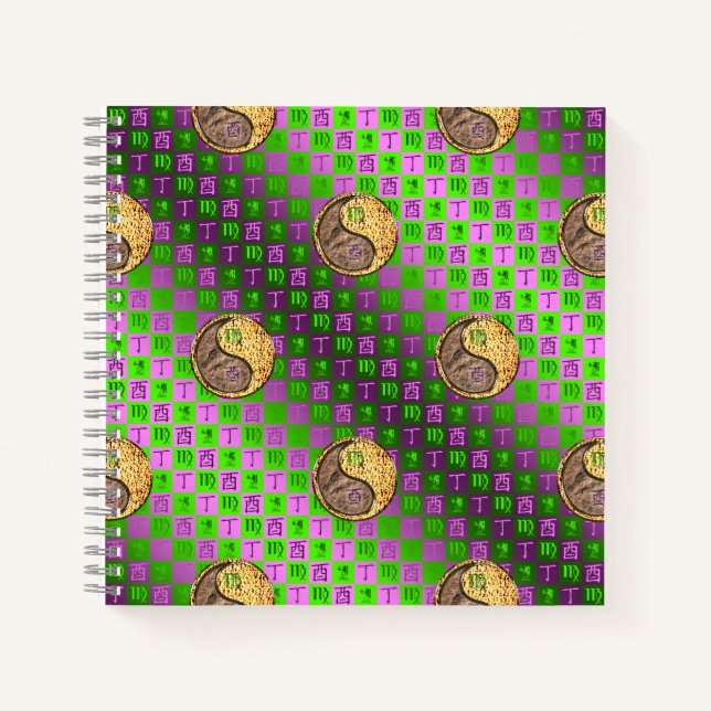 Cuaderno Virgo y Gallo de Fuego (Anverso)
