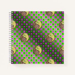 Cuaderno Virgo y Gallo de Metal