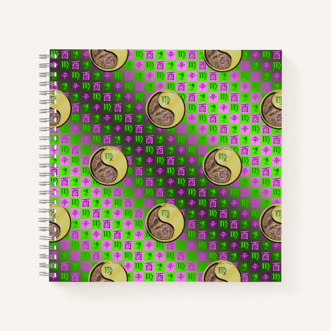 Cuaderno Virgo y Gallo de Metal (Anverso)