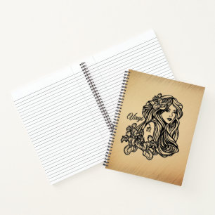 Cuaderno Virgo Zodiac Antigüedad