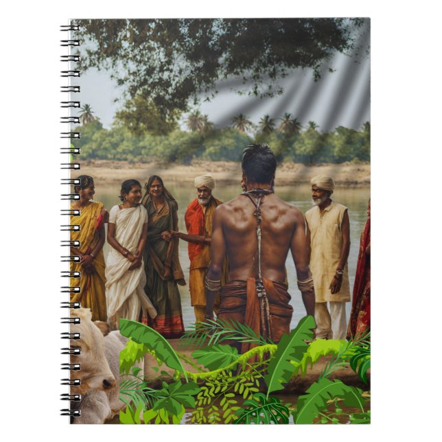 Cuaderno Vishnuh en volgelingen notitieboek (Frente)