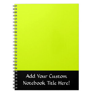Cuaderno Visibilidad amarilla, alta de neón