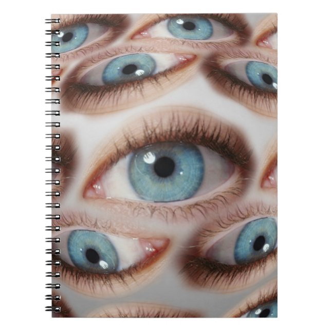 Cuaderno Visión psicodélica: Ilusión ocular abstracta (Frente)