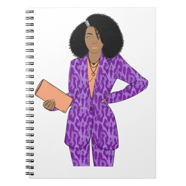 Cuaderno Visionarias Mujeres Negras Arte // Monedas y Conex (Frente)