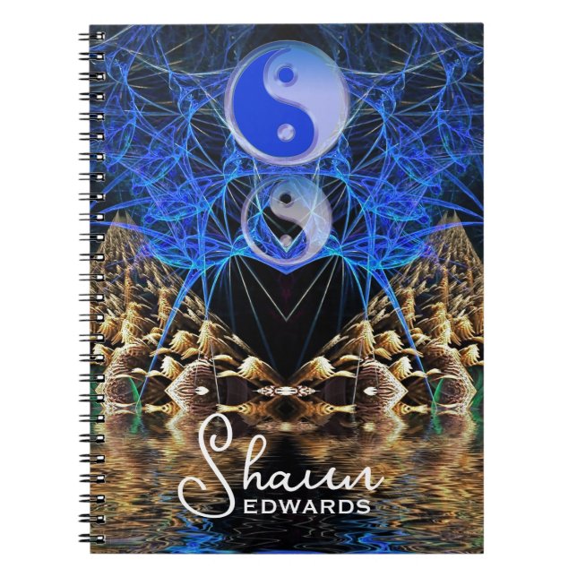 Cuaderno Visiones fractales de Yin Yang (Frente)