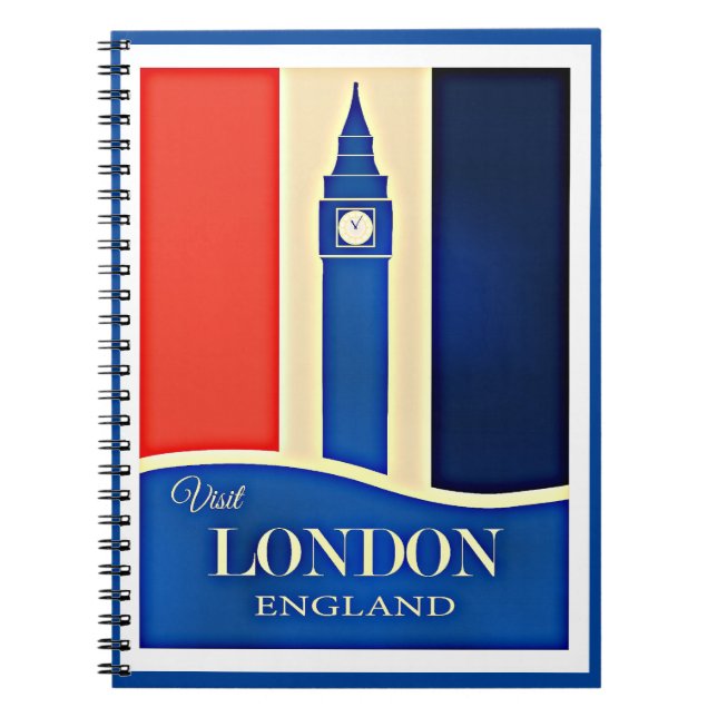 Cuaderno Visita Londres, Inglaterra (Frente)