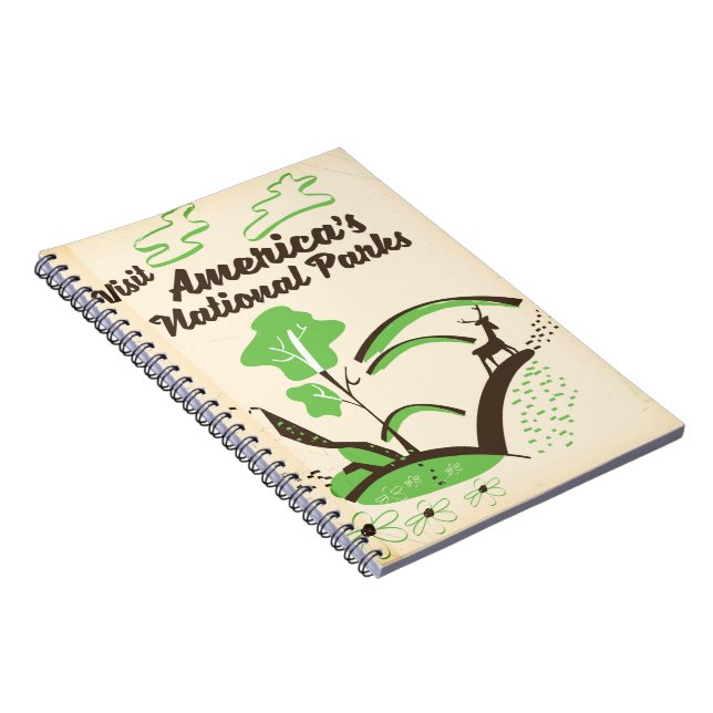 Cuaderno Visite el afiche de la cosecha de los Parques Naci (Lado Derecho)