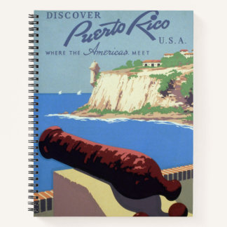 Cuaderno Visite la Fortaleza de El Morro, Puerto Rico, San
