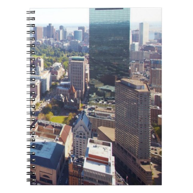 Cuaderno Vista aérea de Boston (Frente)