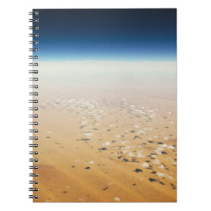 Cuaderno Vista aérea de un desierto