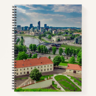 Cuaderno Vista aérea de Vilnius, Lituania
