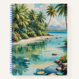 Cuaderno Vista aislada de buceo