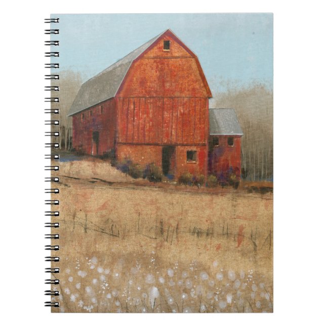 Cuaderno Vista de barras rojas (Frente)