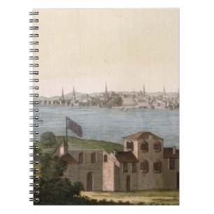 Cuaderno Vista de Boston, de 'Le Costume Ancien y Moderne