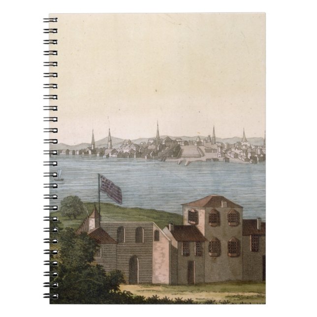 Cuaderno Vista de Boston, de 'Le Costume Ancien y Moderne (Frente)