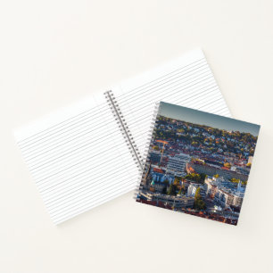Cuaderno Vista de ciudad elevada de Stuttgart