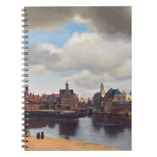 Cuaderno Vista de Delft por Johannes Vermeer