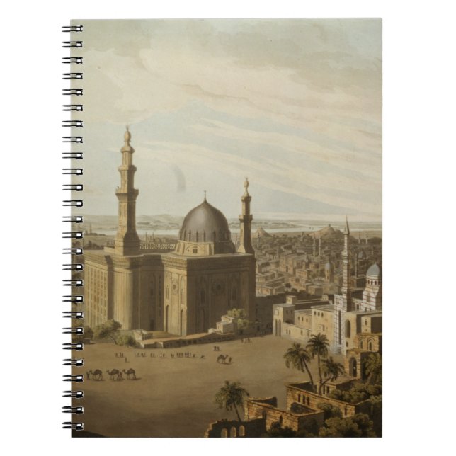 Cuaderno Vista de El Cairo magnífico, grabada por Daniel (Frente)