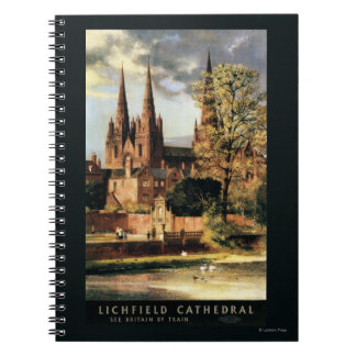 Cuaderno Vista de la Catedral de Lichfield