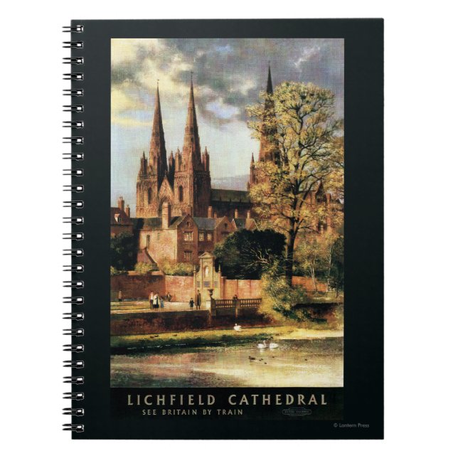 Cuaderno Vista de la Catedral de Lichfield (Frente)