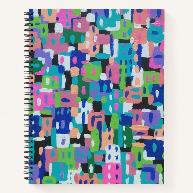 Cuaderno Vista de la ciudad de noche (Anverso)