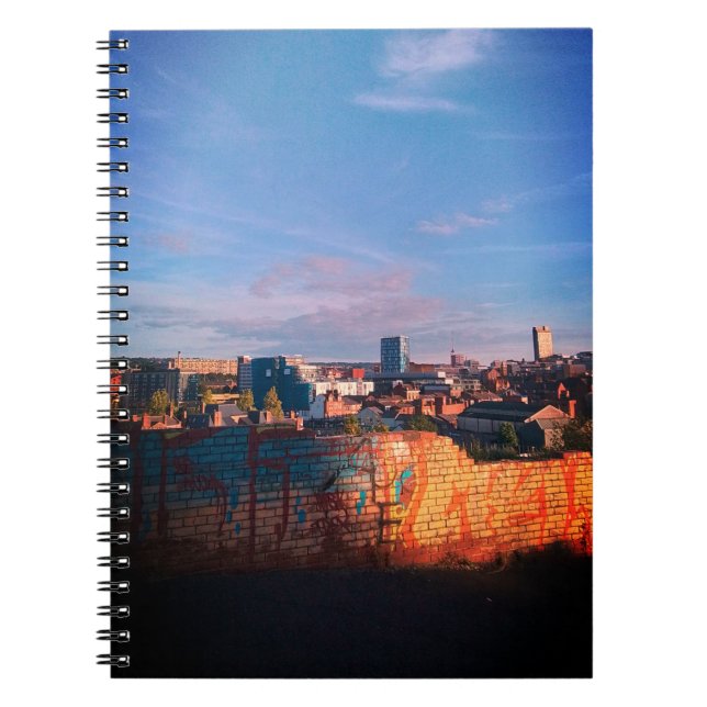 Cuaderno Vista de la ciudad desde la pared (Frente)