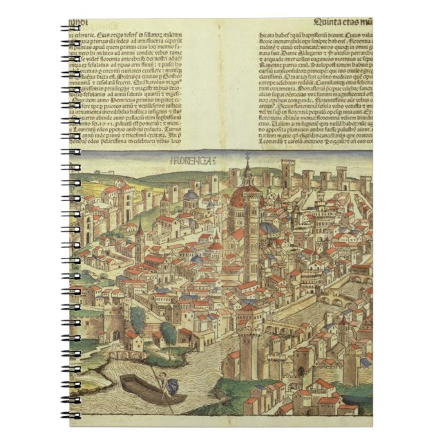 Cuaderno Vista de la ciudad emparedada de Florencia, del (Frente)
