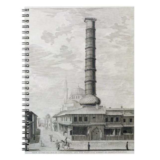Cuaderno Vista de la columna de Constantina y del Principa (Frente)