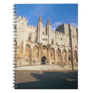 Cuaderno Vista de la fachada de la entrada del palacio