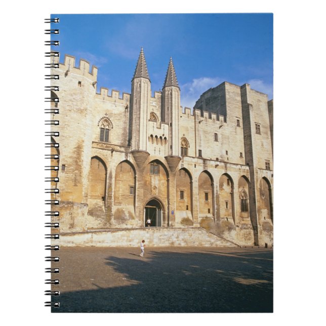 Cuaderno Vista de la fachada de la entrada del palacio (Frente)