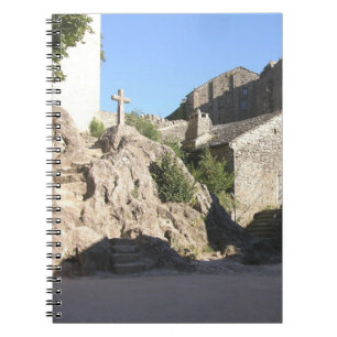 Cuaderno Vista de la iglesia fortificada construida por los