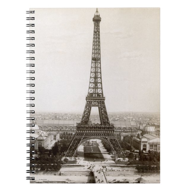 Cuaderno Vista de la torre Eiffel, 1900 (Frente)