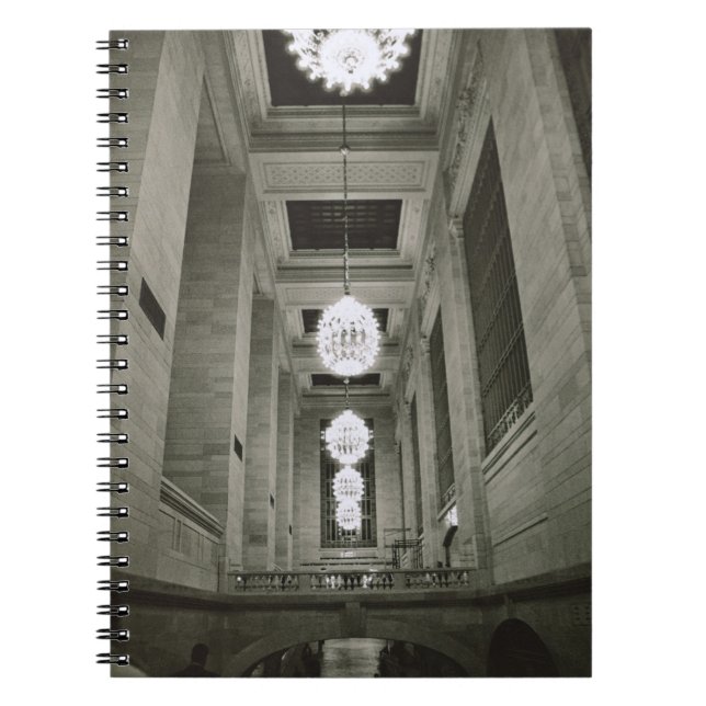 Cuaderno Vista de las lámparas (foto de b/w) (Frente)
