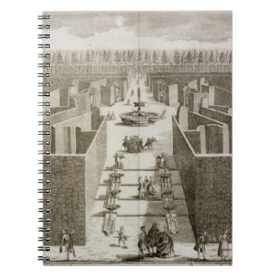 Cuaderno Vista de las ocho estatuas de Castellazzo en a