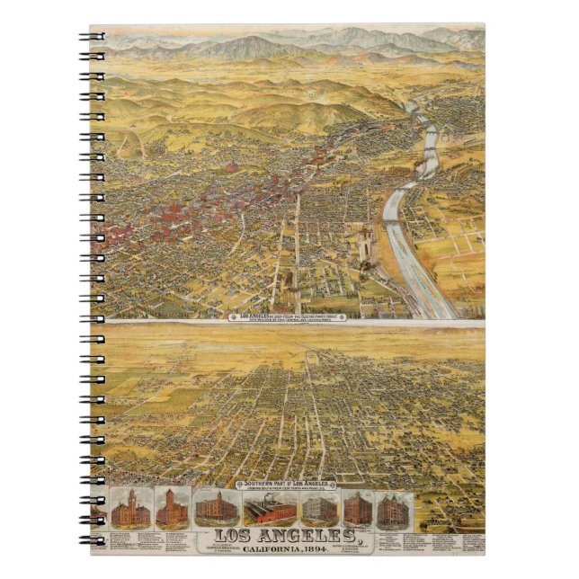 Cuaderno Vista de Los Ángeles, 1894 (Frente)