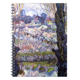 Cuaderno Vista de los Arles, huertos floridos (1889) Van Go