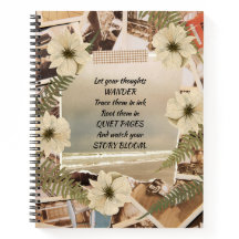 Vista de océano ventilado Floral presionada